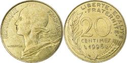 World Coins - France, 20 Centimes, Marianne, 1996, Pessac, Aluminum-Bronze, , KM:930
