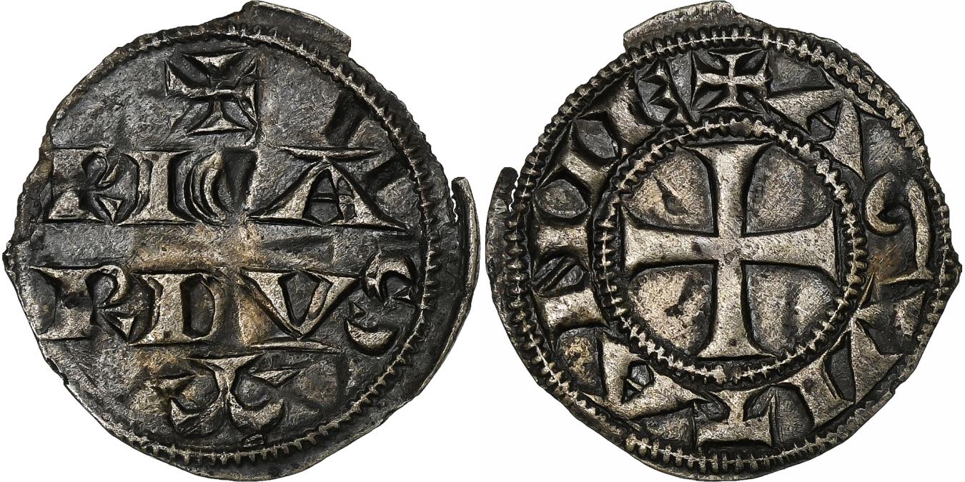 りちゃーど Duchy of Aquitaine, Richard the Lionheart, Denier, 1169-1189