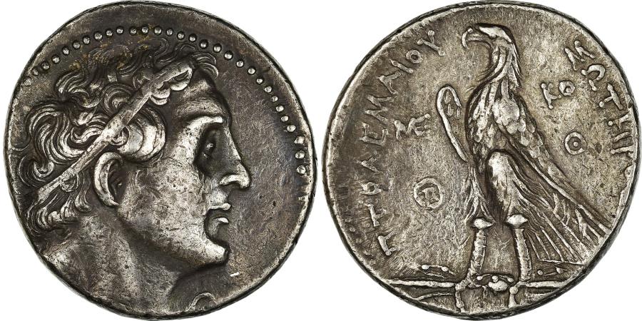 Coin, Egypt, Ptolemy III, Tetradrachm, , Silver | Greek Coins