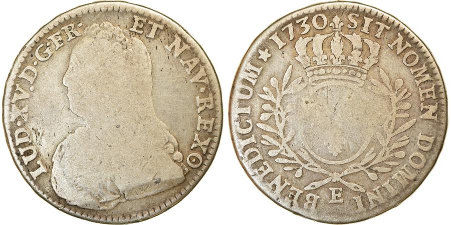 Coin, France, Louis XV, 1/2 Écu aux branches d'olivier, 1/2 ECU, 44 ...