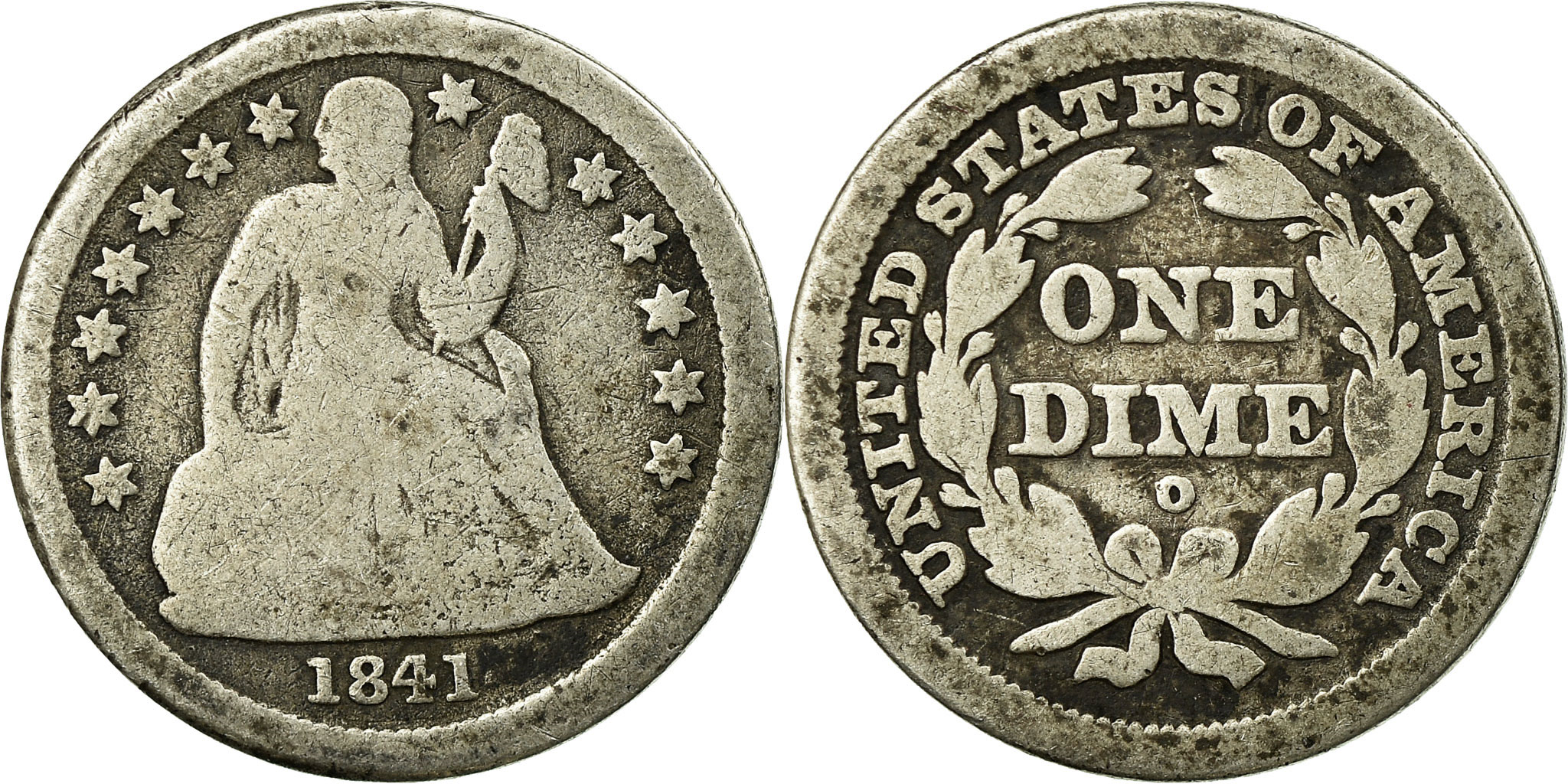 Retailer 1841 mercury dime value