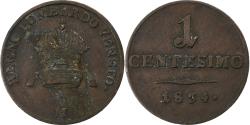 World Coins - Kingdom of Lombardy-Venetia, Francis I, Centesimo, 1834, Milan, Copper