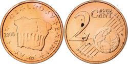 World Coins - Slovenia, 2 Euro Cent, BU, 2008, Vantaa, Copper Plated Steel, , KM:69