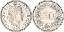 World Coins - Coin, Switzerland, 20 Rappen, 1989