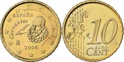 World Coins - Spain, 10 Euro Cent, 2006, Madrid, Nordic gold,