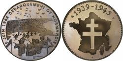 World Coins - France, Medal, Le débarquement de Normandie, Copper-nickel,