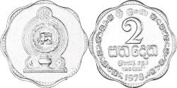 World Coins - Coin, Sri Lanka, 2 Cents, 1978, , Aluminum, KM:138