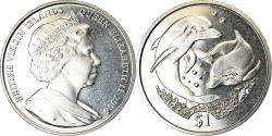 World Coins - Coin, BRITISH VIRGIN ISLANDS, Dollar, 2006, Franklin Mint, Dauphins,