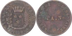 World Coins - token, France, Ville de Grenoble, association alimentaire, PAIN, 1850