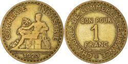 World Coins - Coin, France, Chambre de commerce, Franc, 1923, Paris, Bon pour 1 Franc