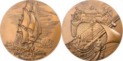 World Coins - France, Medal, Navires, le Droits de l'Homme, n.d., Bronze, C. Gondard