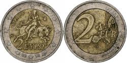 World Coins - Greece, 2 Euro, 2002, Athens, , Bi-Metallic, KM:188