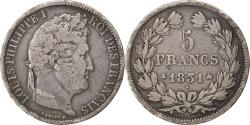 World Coins - Coin, France, Louis-Philippe, 5 Francs, 1831, Bordeaux, , Silver