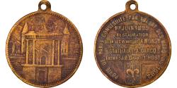 World Coins - France, Medal, Restauration de la porte de Paris, à Lille, 1895,