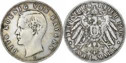 World Coins - Germany, BAVARIA, Otto, 2 Mark, 1902, Munich, Silver,