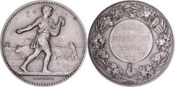World Coins - France, Medal, Société d'Agriculture d'Yvetot, Silvered bronze, Lagrange