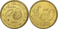 World Coins - Spain, 50 Euro Cent, 2005, Madrid, Nordic gold,