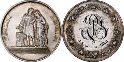 World Coins - France, Medal, Mariage, Fidélité Bonheur, 1880, Silver, Petit,