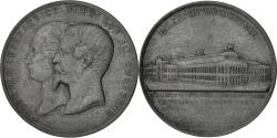 World Coins - France, Medal, Eugénie et Napoléon III, Palais de l'Industrie, 1855, Caqué
