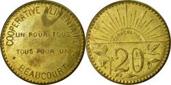 World Coins - Coin, France, Coopérative Alimentaire, Beaucourt, 20 Centimes,