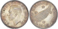 World Coins - Coin, New Zealand, George VI, Royal Visit, Crown, 1949, British Royal Mint