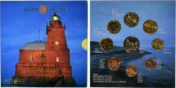 World Coins - Finland, 1 c. to 2€ + token, BU, 2008, Vantaa,