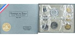 World Coins - Coin, France, Coffret 1 c. à 10 frs., 1973, Monnaie de Paris, FDC,