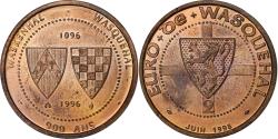 World Coins - France, Token, 2 Euro de Wasquehal, 1996, Copper,