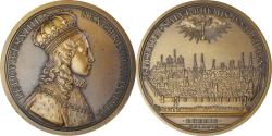 World Coins - France, Medal, VIlle de Reims, Sacre de Louis XIV, History, XXth Century