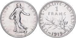 World Coins - France, Franc, Semeuse, 1919, Paris, Silver, , Gadoury:467, KM:844.1