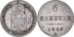 World Coins - Coin, Austria, Franz Joseph I, 6 Kreuzer, 1849, Vienna, , Silver
