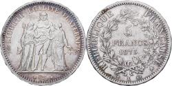World Coins - France, 5 Francs, Hercule, 1875, Bordeaux, Silver, , Gadoury:745a