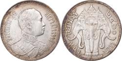 World Coins - Thailand, Rama VI, Baht, 2459 (1916), Silver,