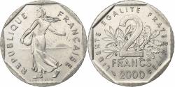 World Coins - France, 2 Francs, Semeuse, 2000, Paris, O.Roty, Nickel, , KM:942.2