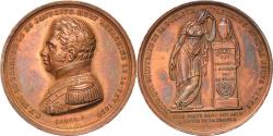 World Coins - France, Medal, Louis XVIII, Mort du Duc de Berry, History, 1820, Caqué