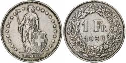 World Coins - Switzerland, Franc, Helvetia, 1968, Bern, Copper-nickel,