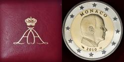 World Coins - Monaco, 2 Euro, 2010, Paris, BE, , Bi-Metallic, Gadoury:MC196, KM:195