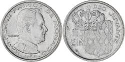 World Coins - Coin, Monaco, Rainier III, 1/2 Franc, 1965, , Nickel, KM:145