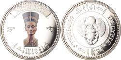 World Coins - Egypt, Medal, Trésors d'Egypte, Nefertiti, History, , Copper-nickel