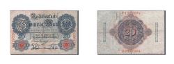 World Coins - Banknote, Germany, 20 Mark, 1914, 1914-02-19, F(12-15)