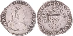 World Coins - Coin, France, Henri II, Teston à la tête nue, 1560, Lyon, , Silver