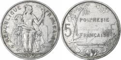World Coins - French Polynesia, 5 Francs, 1977, Paris, Aluminum, , Lecompte:49, KM:12