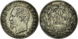 World Coins - Coin, France, Napoleon III, Napoléon III, 20 Centimes, 1860, Paris,