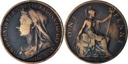 World Coins - Coin, Great Britain, Penny, 1896