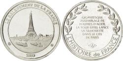 World Coins - France, Medal, The Fifth Republic, History, , Silver