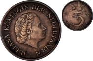 World Coins - Coin, Netherlands, 5 Cents, 1952
