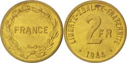 World Coins - Coin, France, France Libre, 2 Francs, 1944, , Brass, KM:905