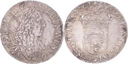 World Coins - Coin, France, Louis XIV, 1/2 Écu au buste juvénile, 1662, Rennes,