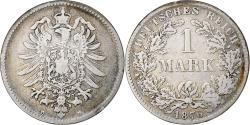 World Coins - GERMANY - EMPIRE, Mark, 1876, Munich, KM #7, , Silver, 24, 5.35