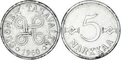 World Coins - Coin, Finland, 5 Markkaa, 1960